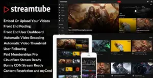 StreamTube – Video WordPress Theme