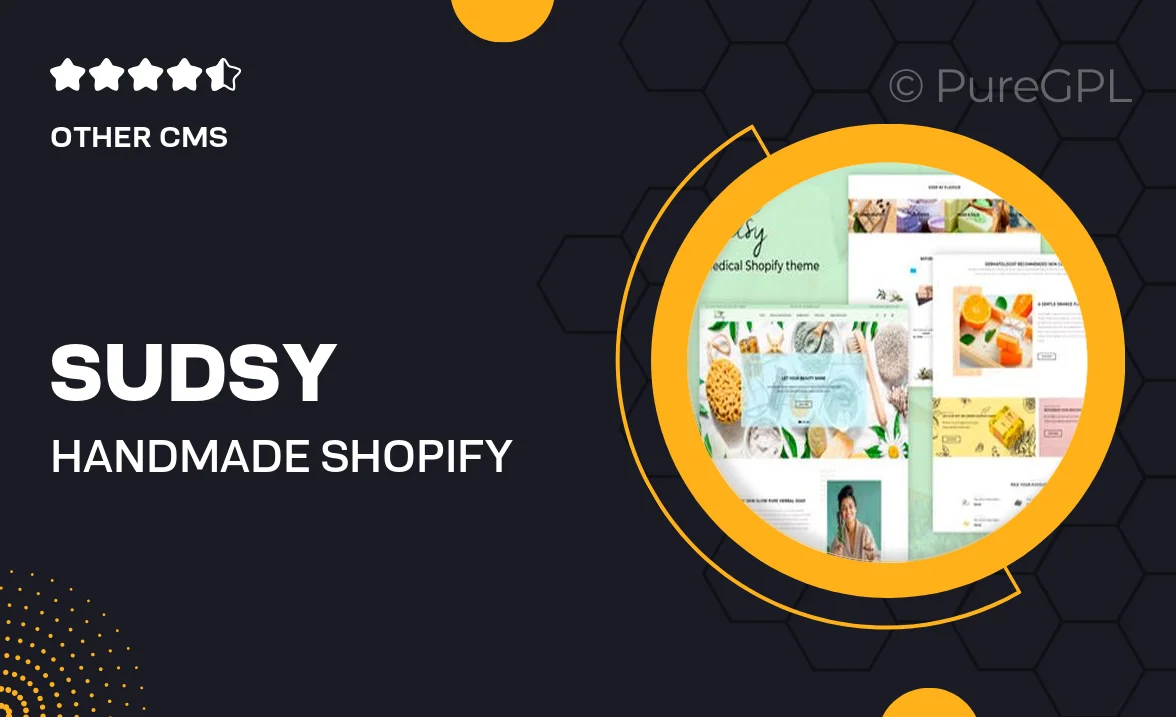 Sudsy – Handmade Shopify Theme