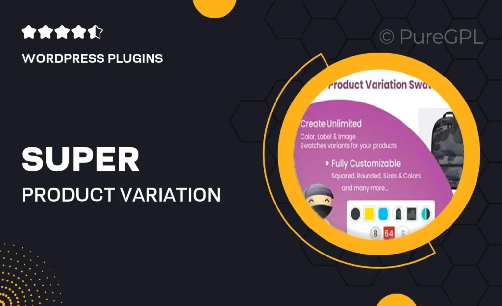 Super Product Variation Swatches for WooCommerce feature image