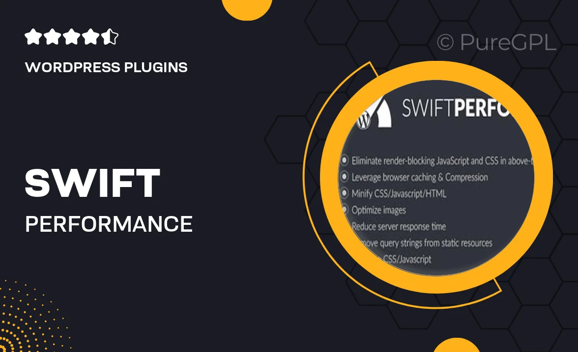 Swift Performance – WordPress Cache & Performance Booster