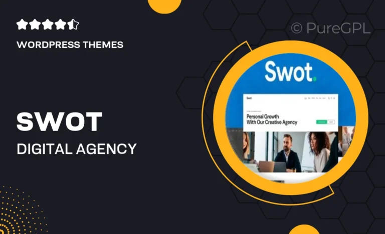 swot digital agency business corporate wordpress theme