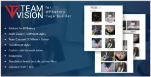 Teamvision for WPBakery Page Builder for WordPress (Visual Composer)