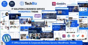 Techbiz – Multipurpose IT Solution & Business Consulting WordPress Theme