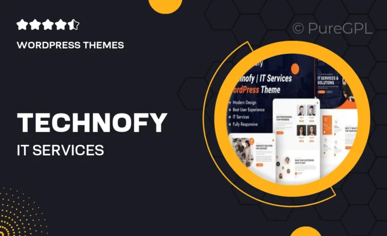 technofy it services solutions wordpress theme