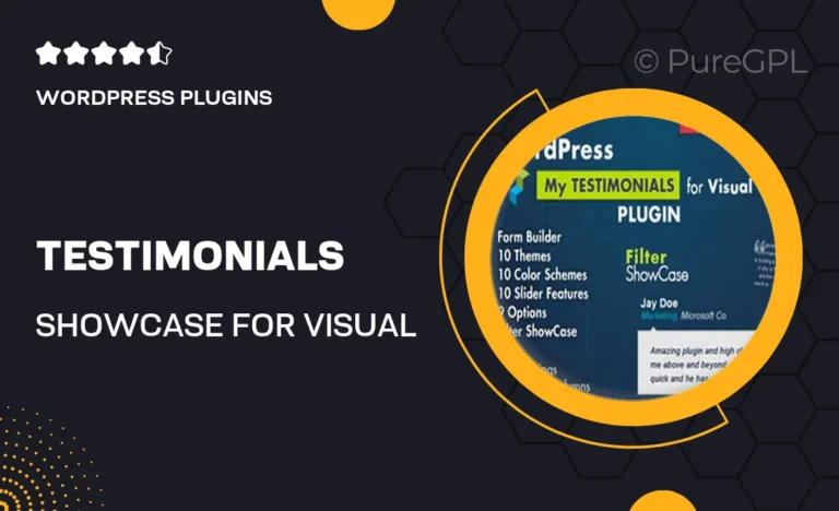 testimonials showcase for visual composer plugin