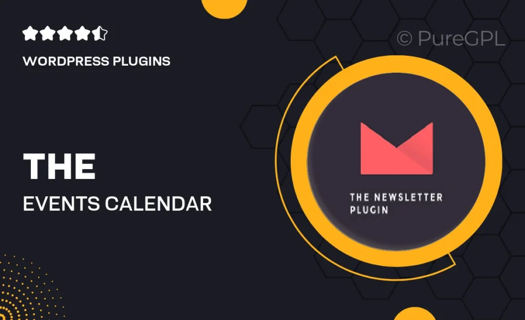 Newsletter The Events Calendar Integration (Modern Tribe) 26 The Events Calendar Integration (Modern Tribe)