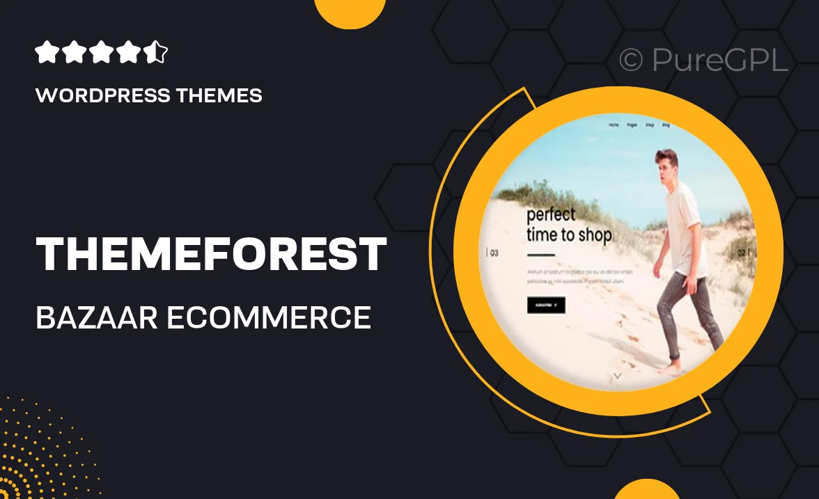 Themeforest | Bazaar – eCommerce Theme