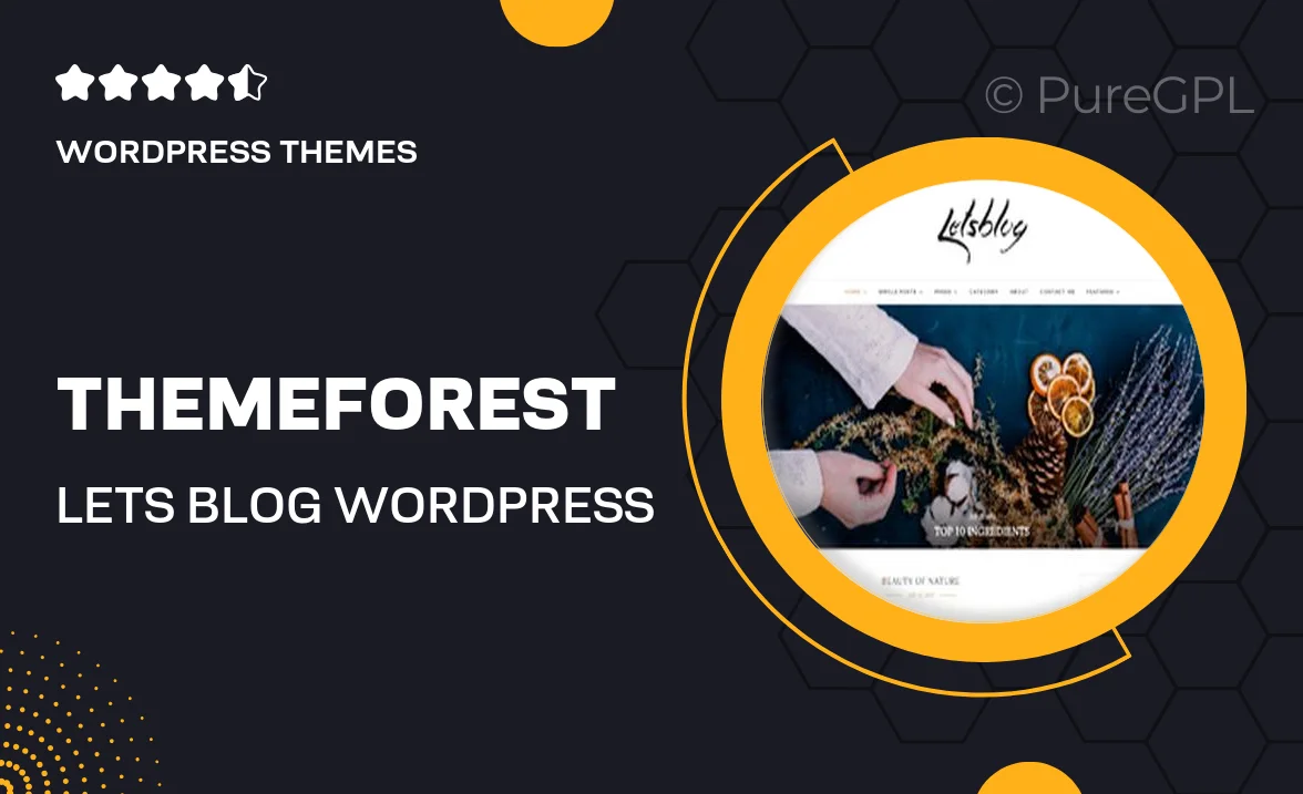 Themeforest | Lets Blog WordPress