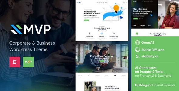 themeforest mvp finance wordpress theme 1