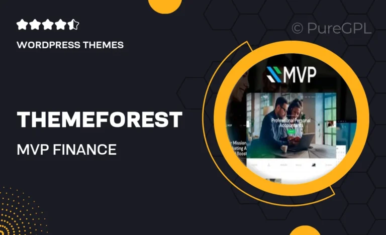 Themeforest | MVP – Finance WordPress Theme