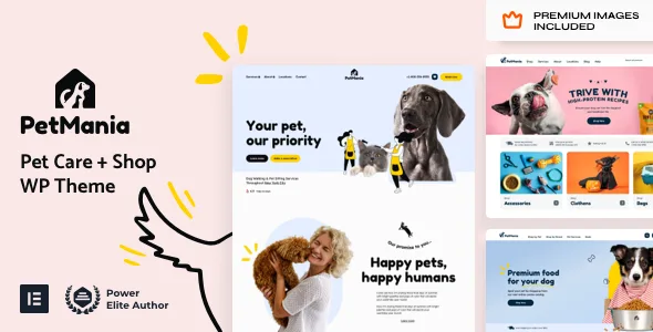 themeforest petmania pet care shop 1