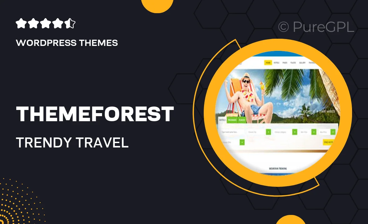 Themeforest | Trendy Travel WordPress