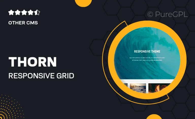thorn responsive grid tumblr theme