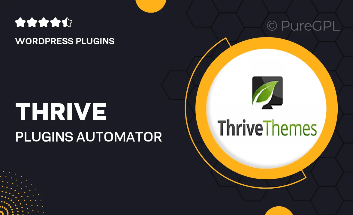 Thrive plugins | Automator