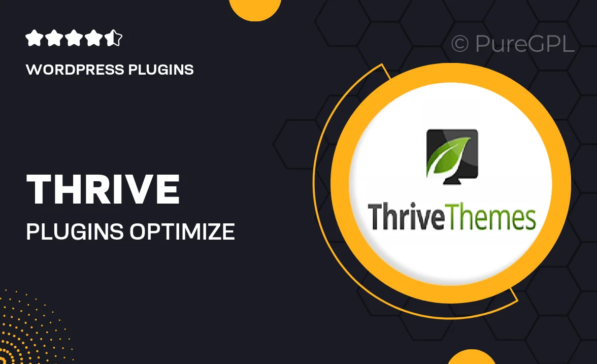 Thrive plugins | Optimize
