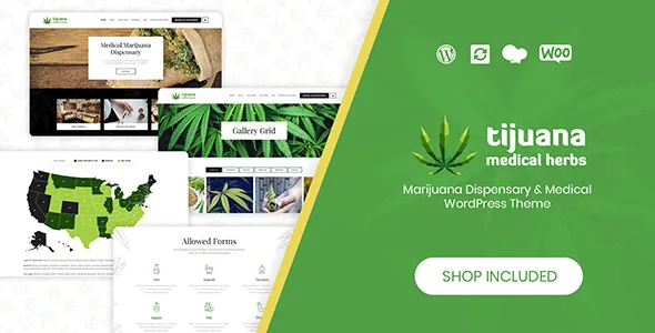 tijuana marijuana dispensary medical wordpress theme 1