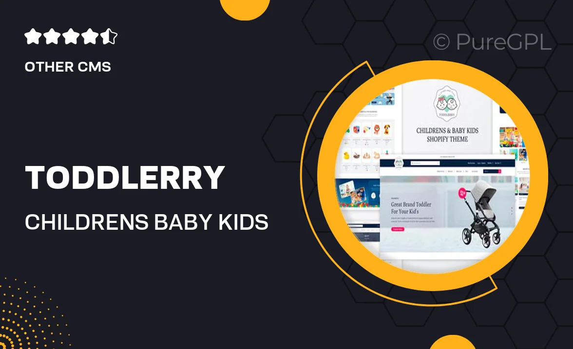 Toddlerry – Childrens & Baby Kids Shopify Theme