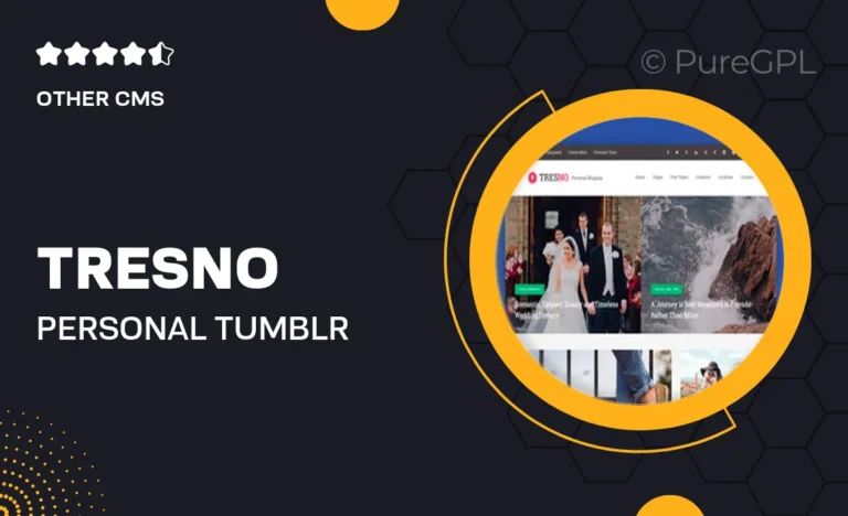 tresno personal tumblr theme