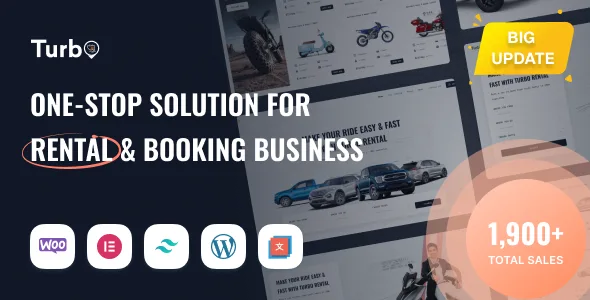 turbo woocommerce rental booking theme 1