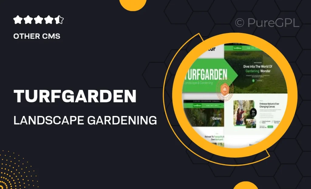Turfgarden – Landscape & Gardening Elementor Template Kit 44 Turfgarden – Landscape & Gardening Elementor Template Kit