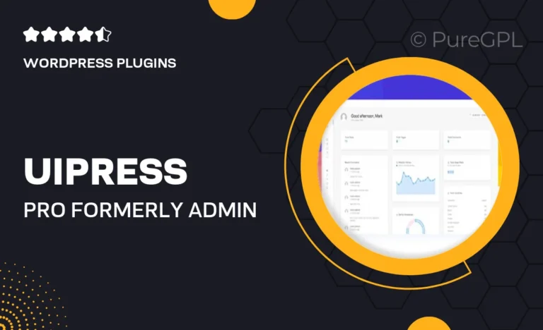 uipress pro formerly admin 2020
