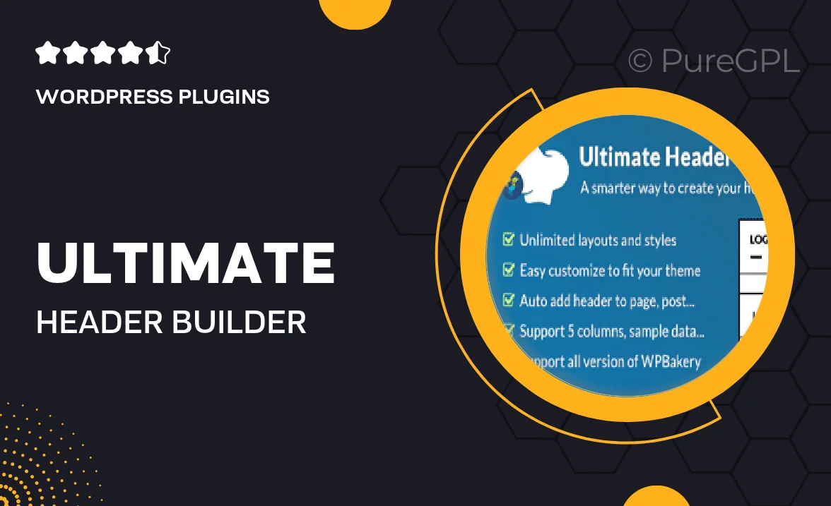 Ultimate Header Builder – Addon WPBakery Page Builder (formerly Visual Composer)