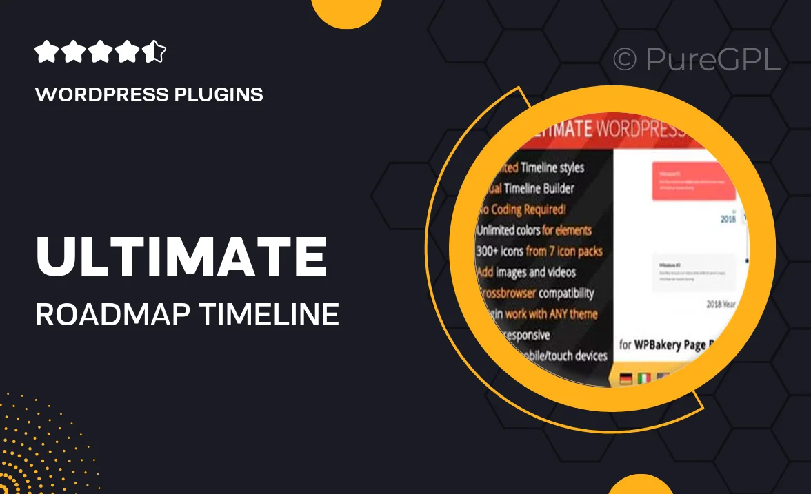 Ultimate Roadmap Timeline – Responsive WordPress Timeline plugin