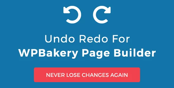 undoredo buttons visual composer