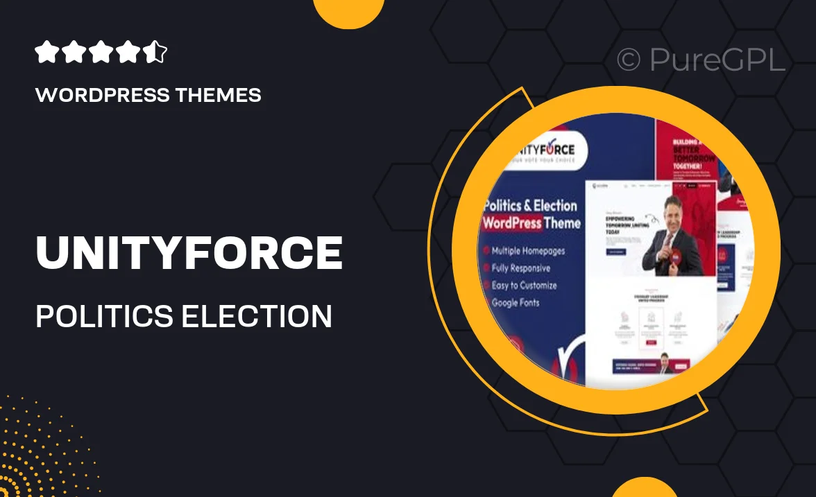 UnityForce – Politics & Election WordPress Theme