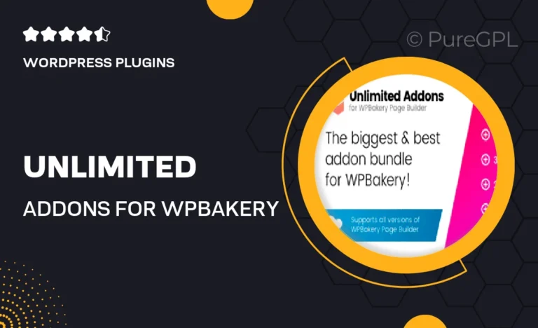 unlimited addons for wpbakery page builder visual composer