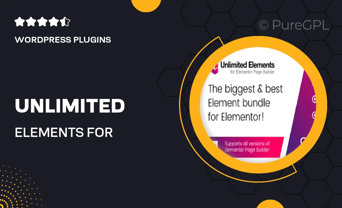 Unlimited Elements for Elementor Pro