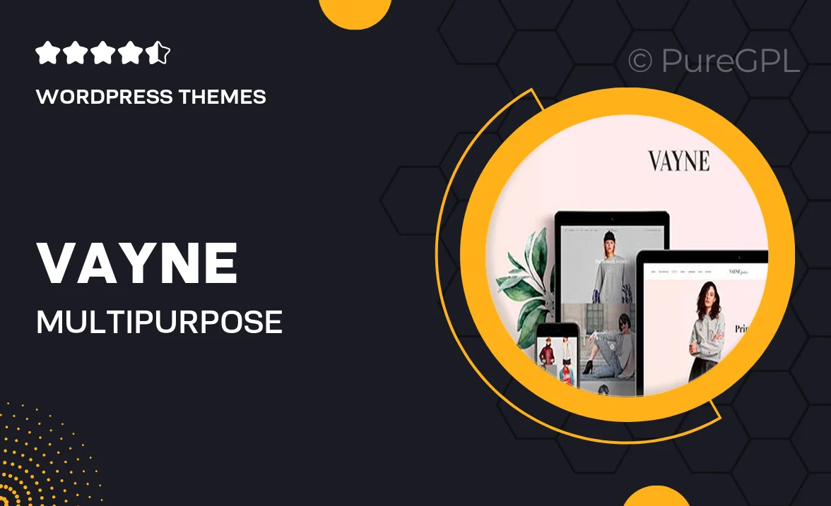 Vayne – Multipurpose WooCommerce Theme