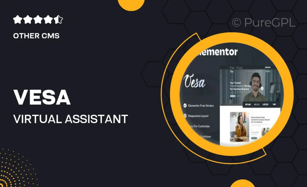 Vesa – Virtual Assistant Services Elementor Template Kit 55 Vesa – Virtual Assistant Services Elementor Template Kit