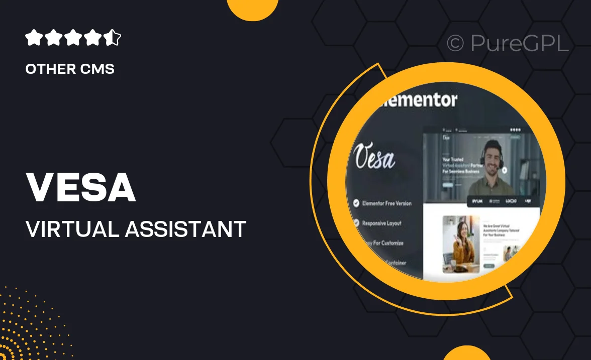Vesa – Virtual Assistant Services Elementor Template Kit
