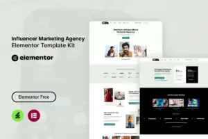 Virly – Influencer Marketing Agency Elementor Template Kit
