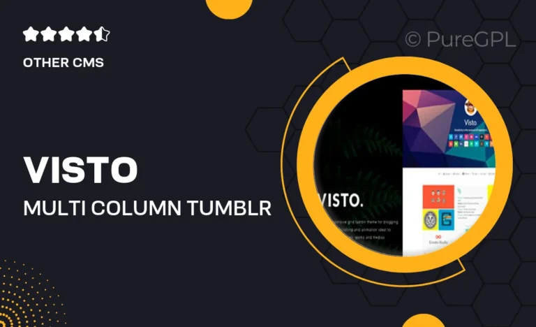 visto multi column tumblr theme