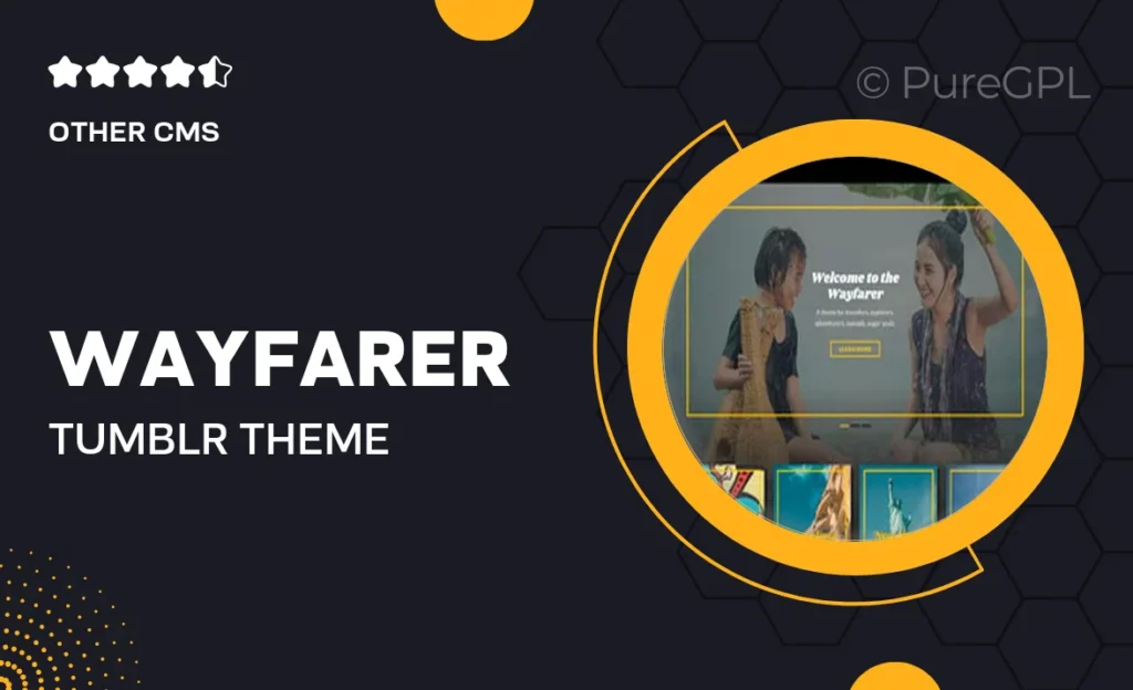 Wayfarer Tumblr Theme 1 Wayfarer Tumblr Theme