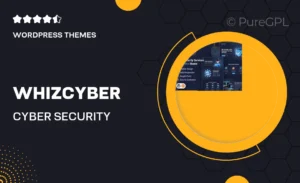 WhizCyber – Cyber Security WordPress Theme