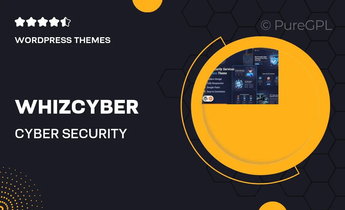 WhizCyber – Cyber Security WordPress Theme