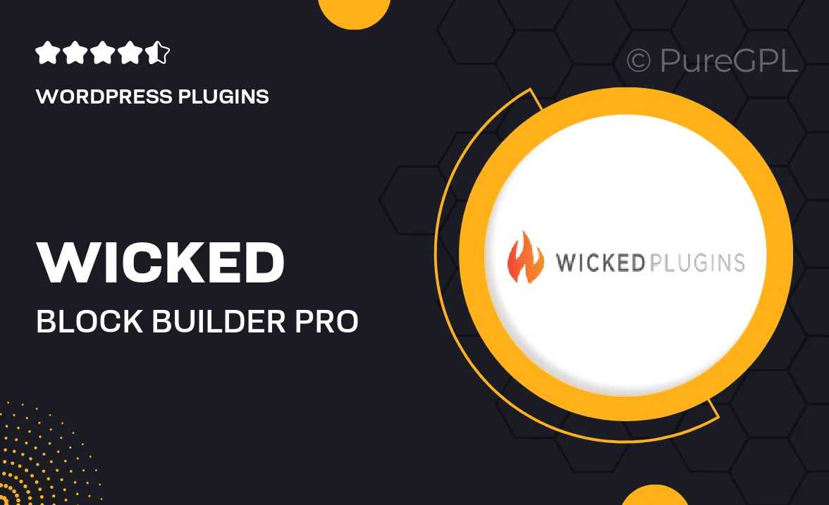 Wicked Block Builder Pro – Build Custom Blocks