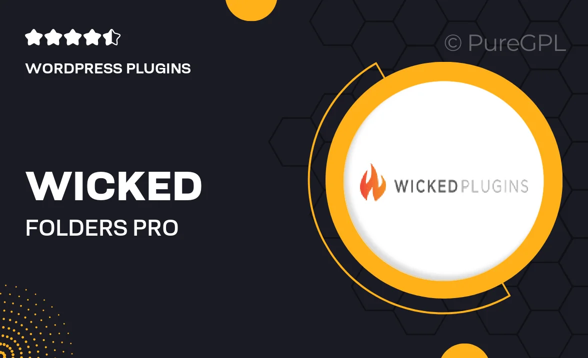 Wicked Folders Pro – Organize your WordPress media library using folders