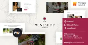 WineShop – Food & Wine Online Delivery Store WordPress Theme