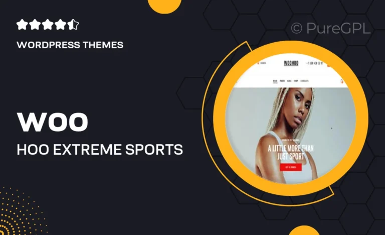 woo hoo extreme sports outdoor activities wordpress theme