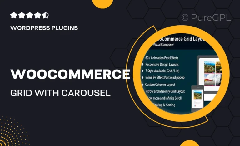 woocommerce grid with carousel visual composer