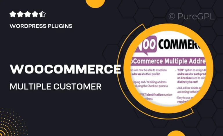 woocommerce multiple customer addresses shipping