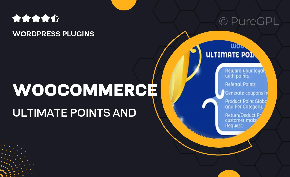 WooCommerce Ultimate Points And Rewards – Product Purchase Points, Referral Point, Coupon Generation