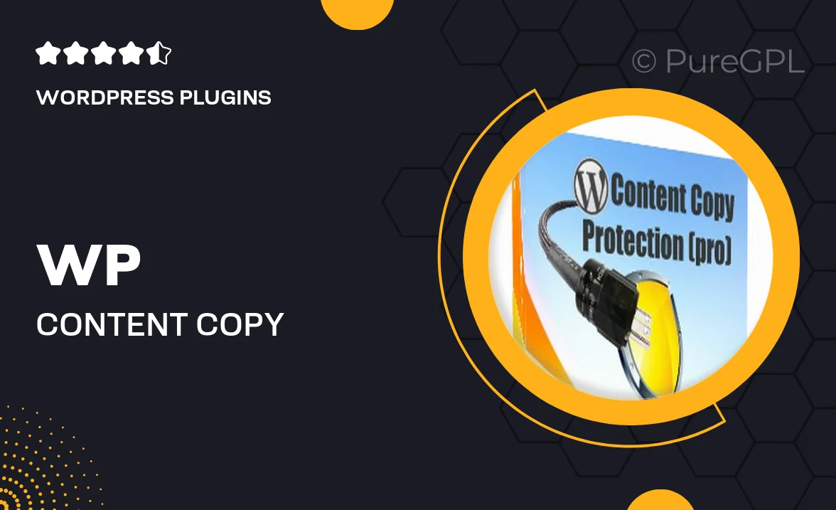 WP Content Copy Protection & No Right Click Pro