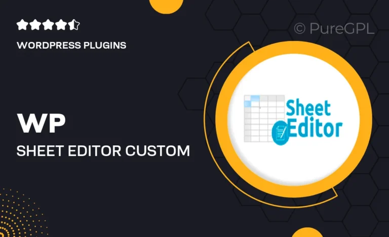 wp sheet editor custom tables pro