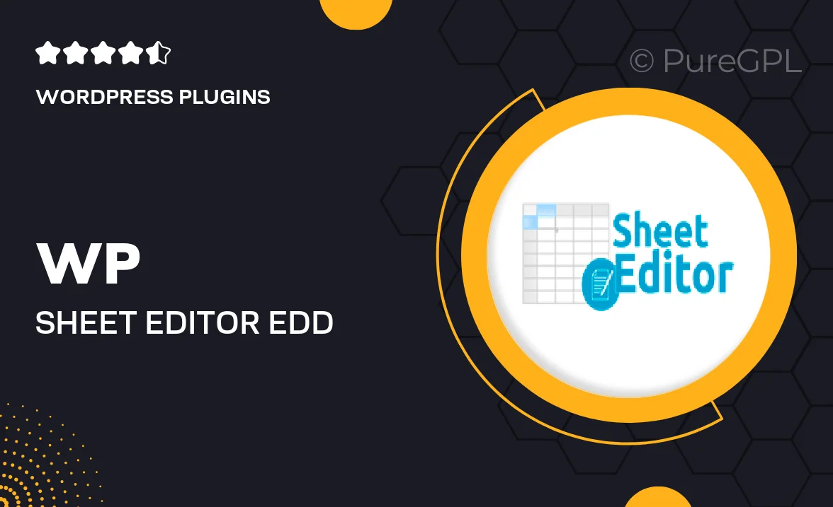 WP Sheet Editor | EDD Downloads Pro