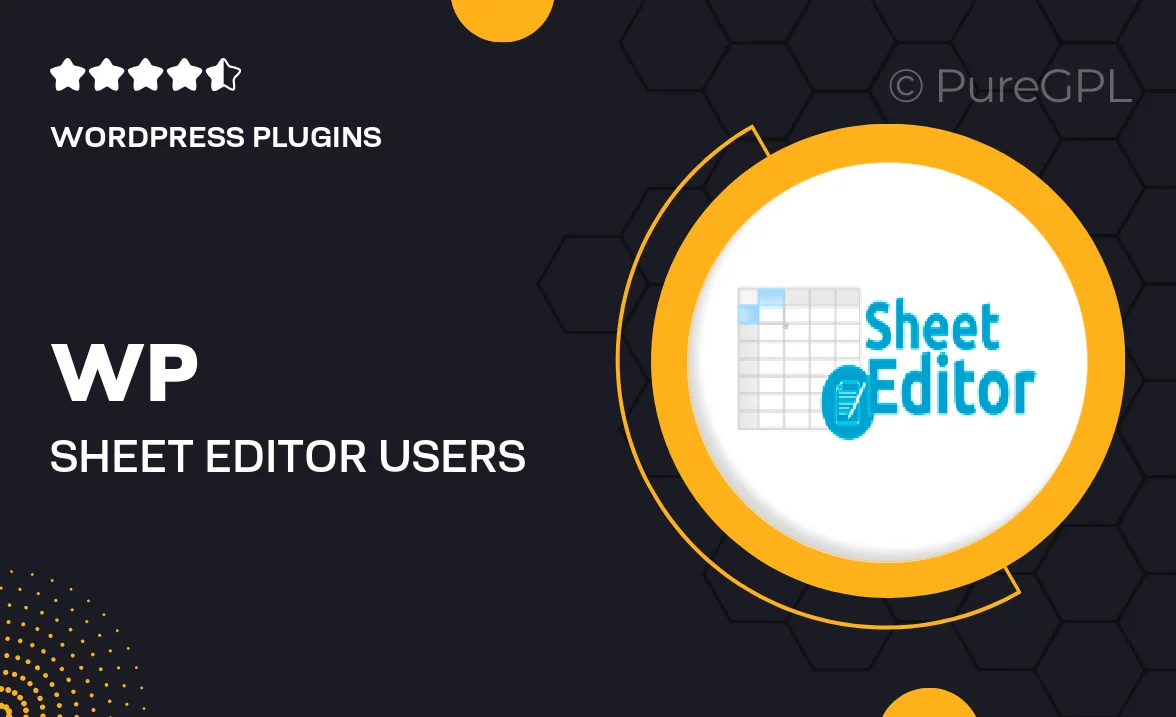 WP Sheet Editor | Users